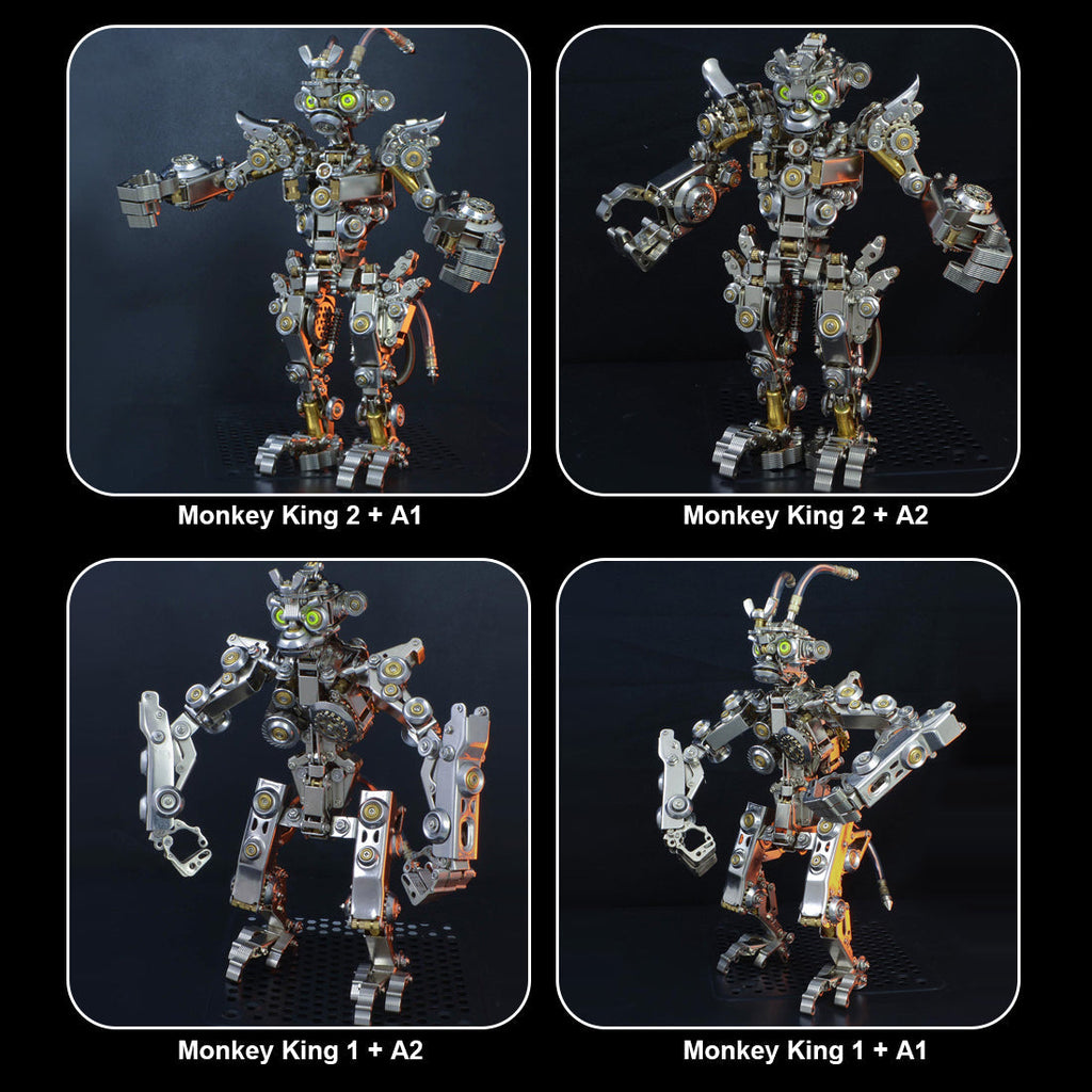 Rey Mono Transformable Mecha Metal 3D