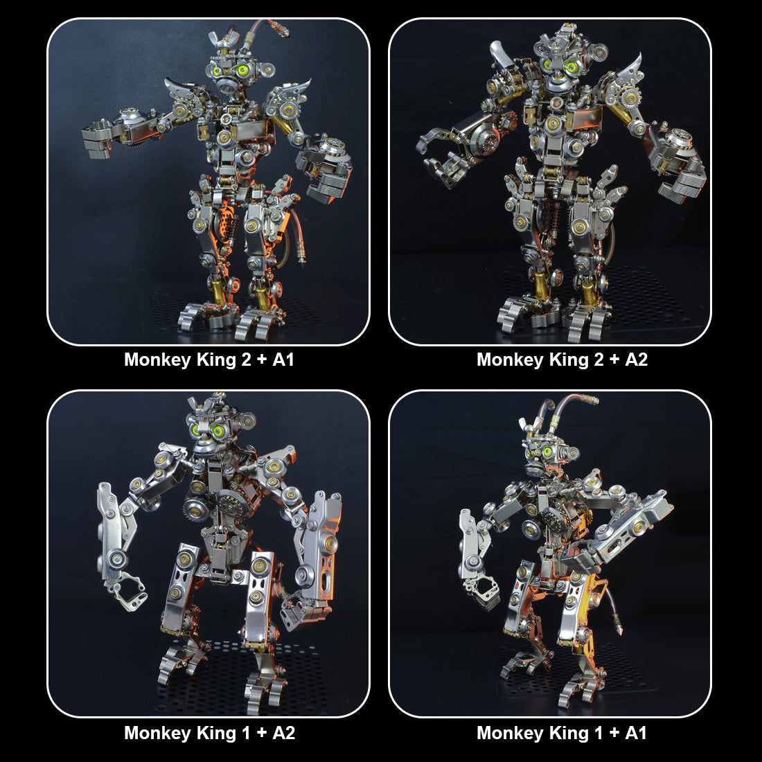 Rey Mono Transformable Mecha Metal 3D
