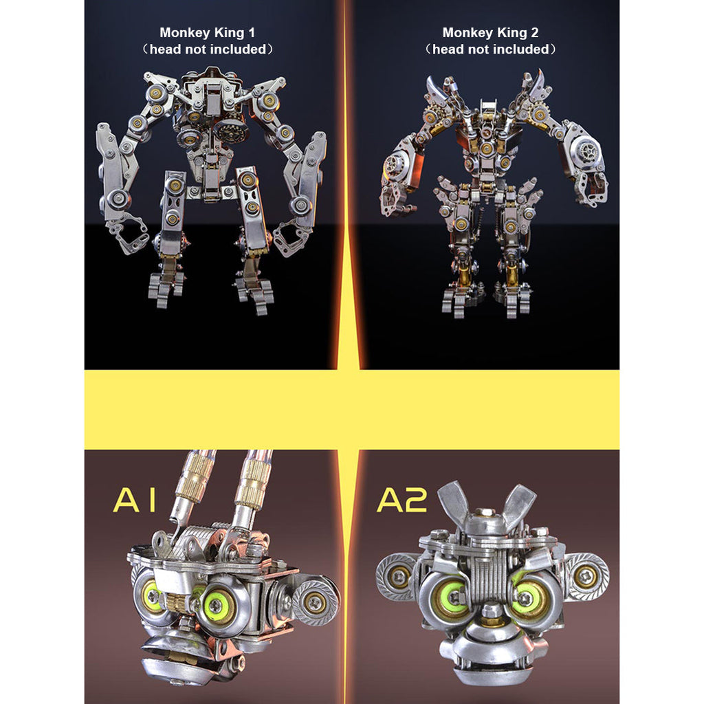 Rey Mono Transformable Mecha Metal 3D