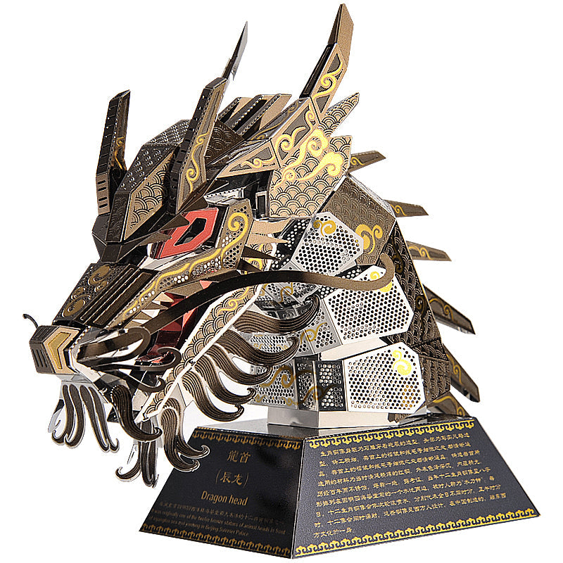 Pack 12 Cabezas de Animales Metal 3D