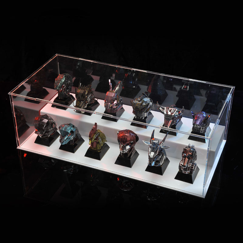 Pack 12 Cabezas de Animales Metal 3D