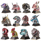 Pack 12 Cabezas de Animales Metal 3D