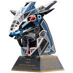 Pack 12 Cabezas de Animales Metal 3D
