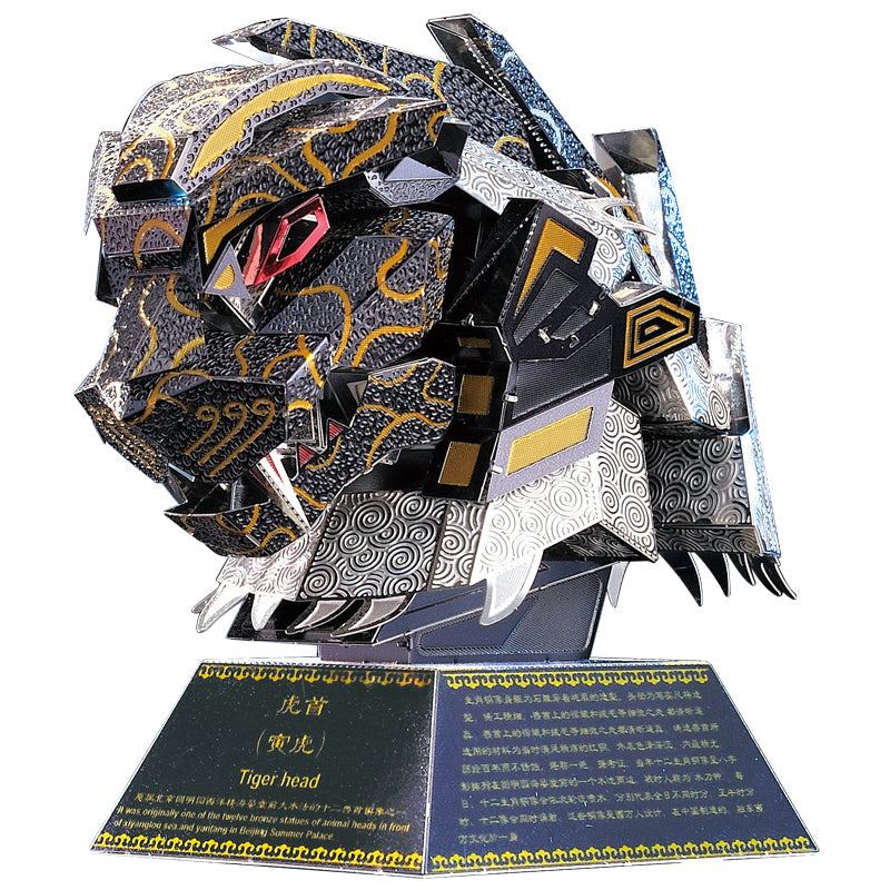 Pack 12 Cabezas de Animales Metal 3D