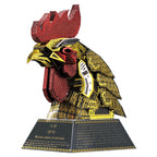 Pack 12 Cabezas de Animales Metal 3D