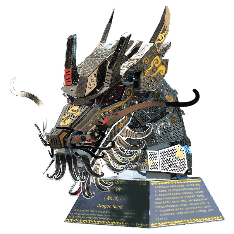 Pack 12 Cabezas de Animales Metal 3D