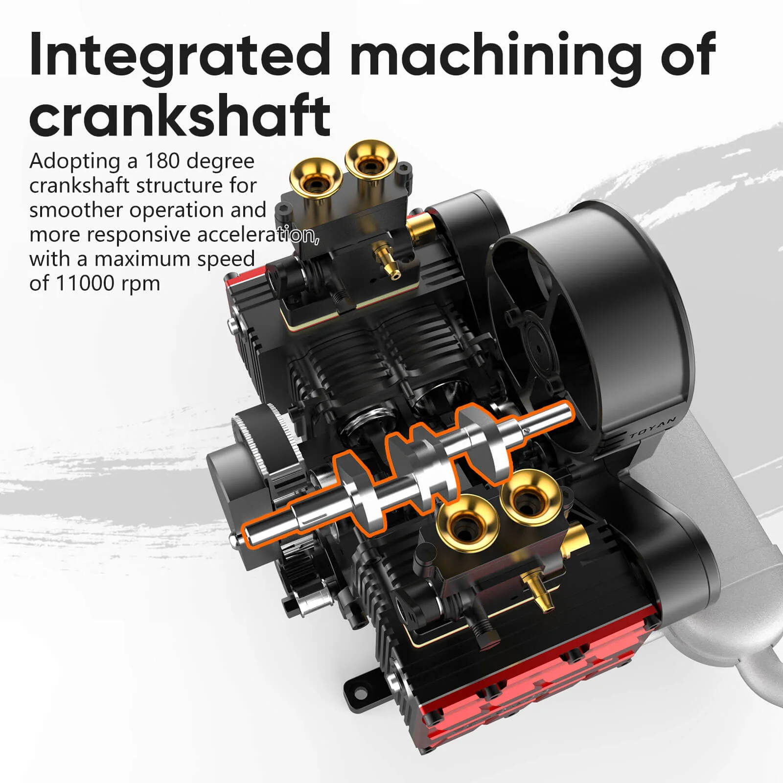 Motor Toyan FS-B400 14cc Bóxer 4 Cilindros