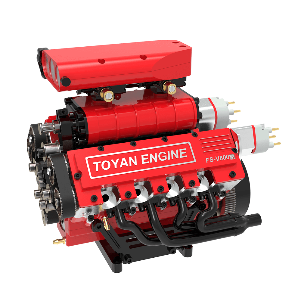 Motor V8 Toyan FS-V800 Gasolina y Nitro