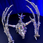 Dragón Occidental Cyberpunk Metal 3D 1300 piezas