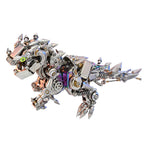 Dragón Occidental Mecánico Punk Metal 3D