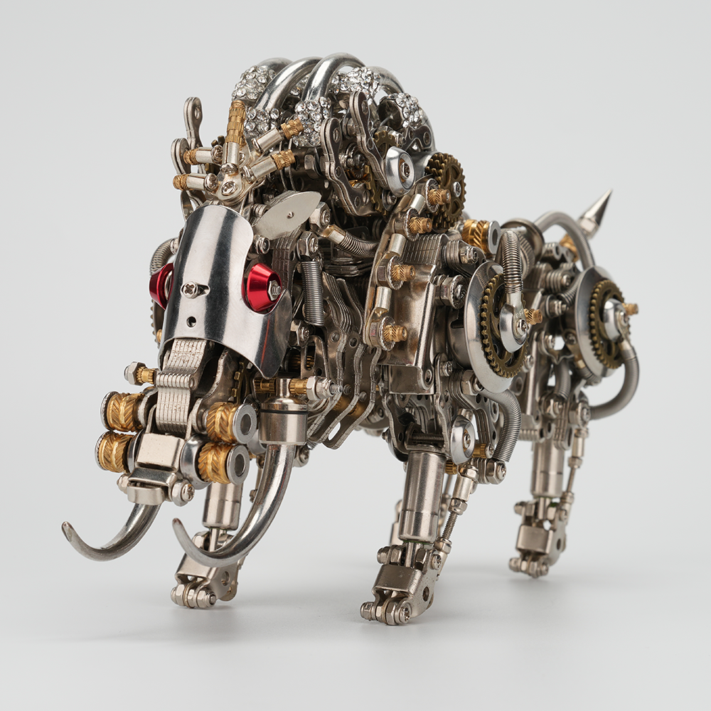 Jabalí con Colmillos Mecánico Metal 3D