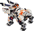Oso Polar Blanco Mecánico Metal 3D