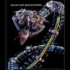 Cascabel Mecánica Steampunk Metal 3D