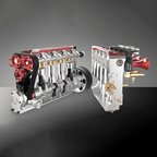 Motor 4 Cilindros Gasolina Refrigerado por Agua Toyan