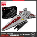 Mould King 21074 Star Plan bloque de construcción la República MOC ataque crucero modelo montaje Star Fighter