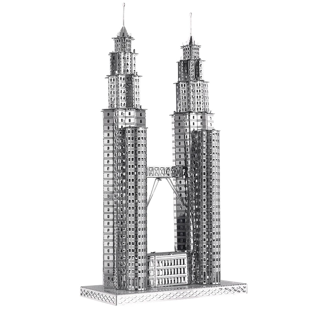 Piececool-rompecabezas de Metal 3D, conjunto de modelos de construcción, Kit de montaje DIY para rompecabezas, arquitectura famosa