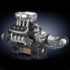 Mould King 10206, pieza técnica de coche, juguetes, coche deportivo motorizado MCL V8, bloques de construcción de motor