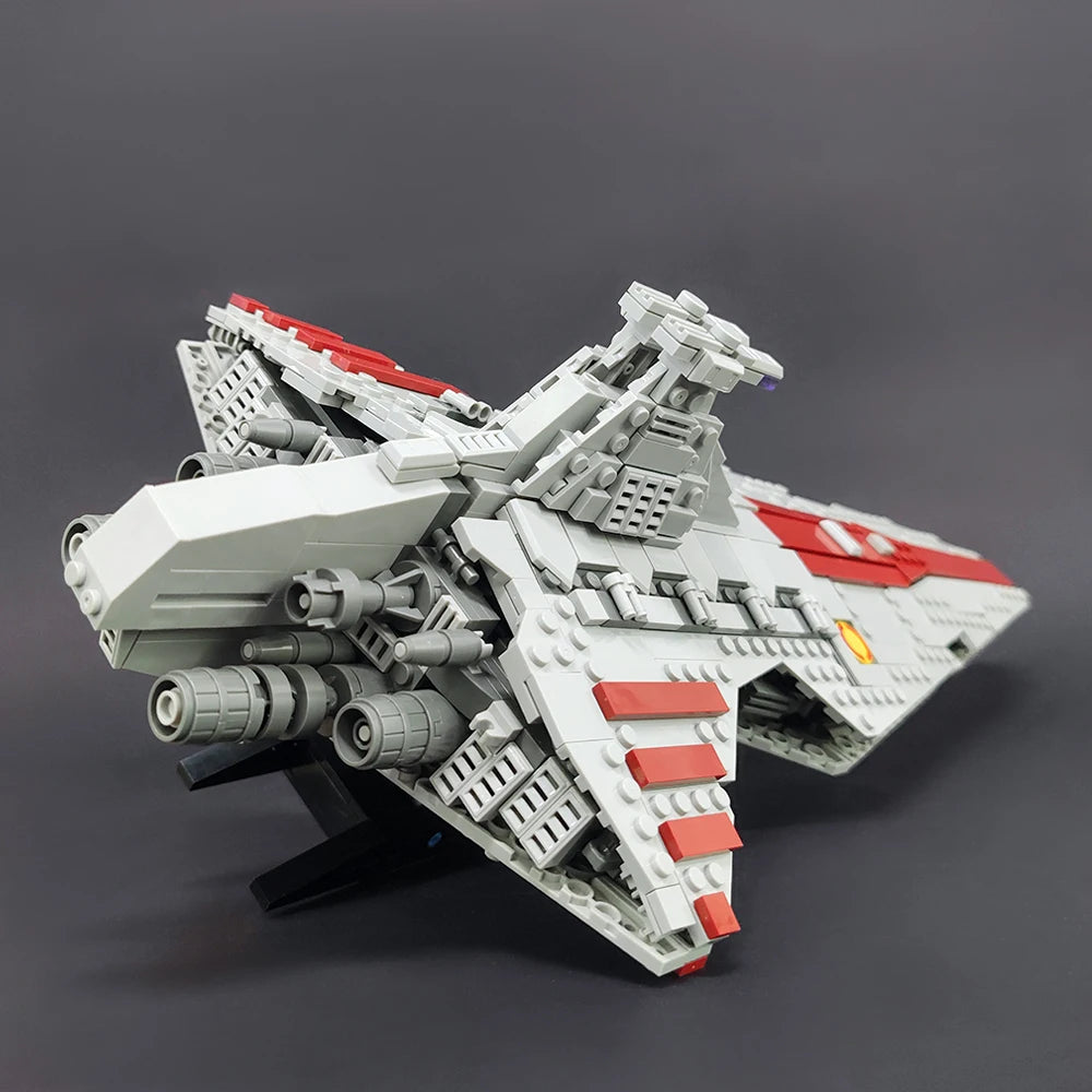 JIESTAR 67106 - Nave Espacial de Juguete, Bloques de Construcción Técnicos, Modelo de Nave de Ataque Venator de Alta Tecnología