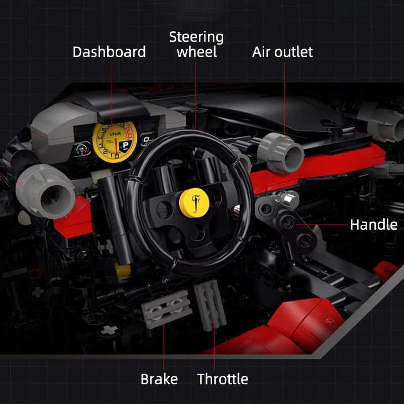 Cada 4739 Uds. Coche de carreras técnico de ciudad modelo Hypercar