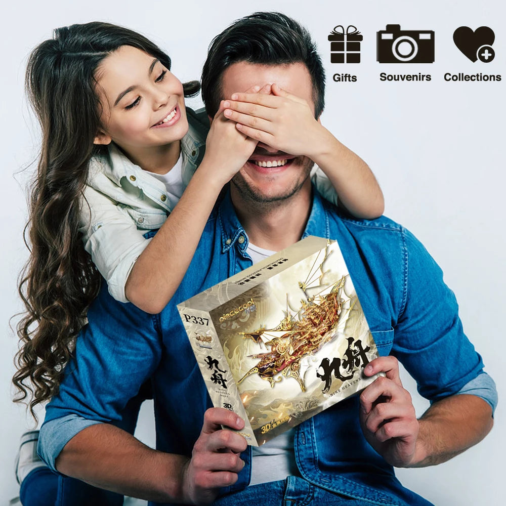Piececool: rompecabezas de metal en 3D