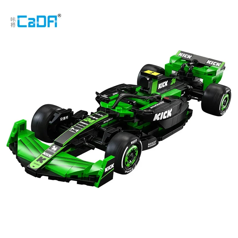 Cada Sauber Team C44 F1 Coche de Carreras Técnico Número 24, Bloques de Construcción de Coches Deportivos
