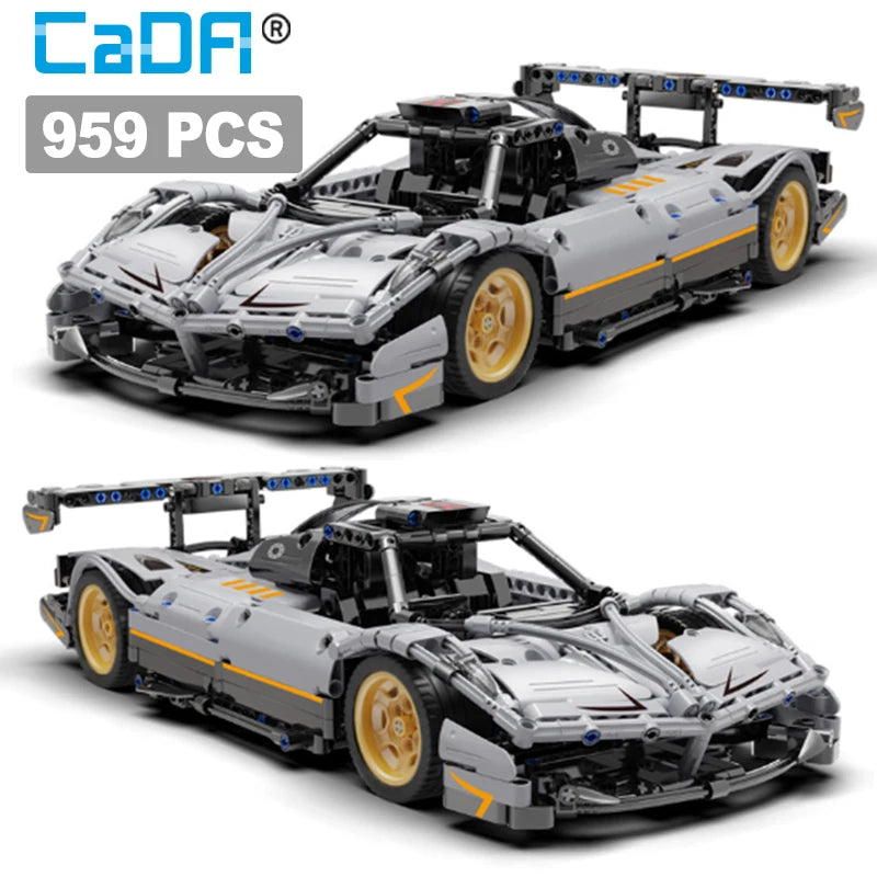 Cada C61030W 969 Uds 1:12 hijo del viento bloques de construcción de automóviles supercoche de carreras