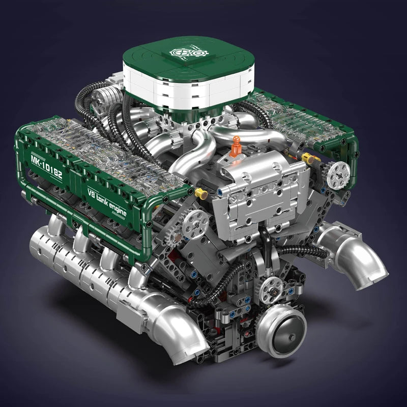 Mould King 10182: motor V8 para automóviles