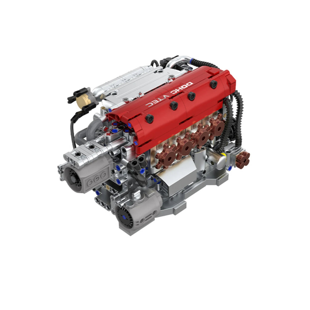 907 Piezas de Bloques de Construcción de Motor K20A PB8860, Colección de Adornos de Motor de Vehículo SOKUN