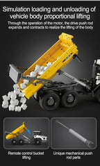 3067 Uds CADA City Control remoto camión volquete articulado bloques de construcción de automóviles RC vehículo de ingeniería