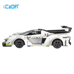 Cada-bloques de construcción de coche deportivo fantasma sueco coche de carreras