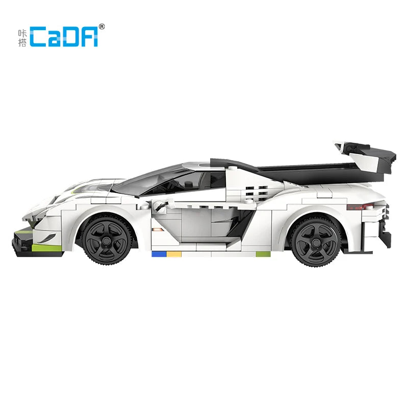 Cada-bloques de construcción de coche deportivo fantasma sueco coche de carreras