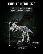 Piececool - Rompecabezas Metálicos 3D, Modelo de Esqueleto de T-Rex
