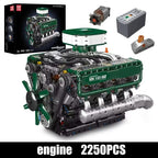 Mould King 10182: motor V8 para automóviles