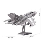 Piececool-rompecabezas de Metal 3D para adultos, chorros de combate Tornado, juguete artesanal, rompecabezas, Kits de modelos