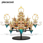Piececool-rompecabezas de Metal 3D Lingxiao Palace, Kits de modelos de ensamblaje