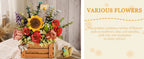 Robotime-rompecabezas de madera 3D de flores, Kits de modelos de ramo Artificial, Kit de construcción de rompecabezas de madera para mujer, cumpleaños del Día de San Valentín