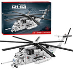 2193 Piezas, Bloques de Construcción del Helicóptero de Transporte CH-53E Sea Stallion, Modelo Militar