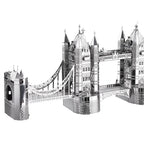 Piececool-rompecabezas de Metal 3D para adultos, rompecabezas de puente de La Torre de Londres, Kits de construcción de modelos