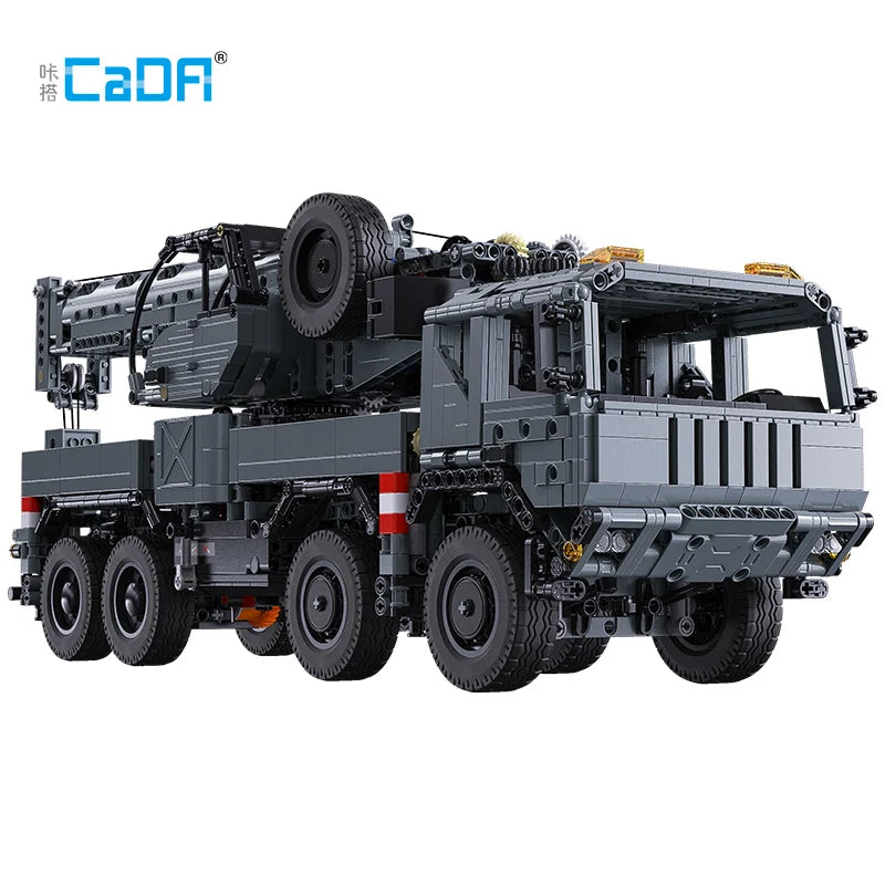 Cada-vehículo de ingeniería militar camión, grúa, bloques de construcción