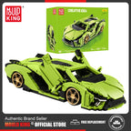 Mould King-bloques de construcción de coches técnicos para niños, juguete de ladrillos para armar coche de carreras deportivo Sian