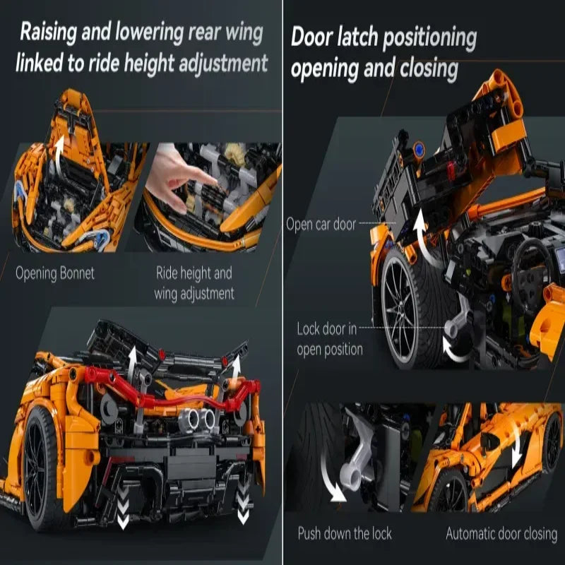 Cada-bloques de construcción de Super coche de carreras