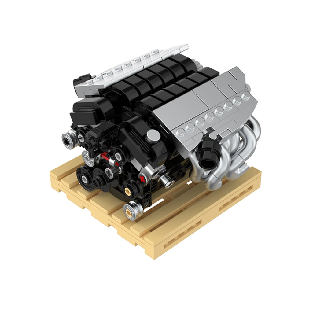 375 Piezas de Bloques de Construcción de Motor DB9V12 PB8869C, Superauto Técnico SOKUN