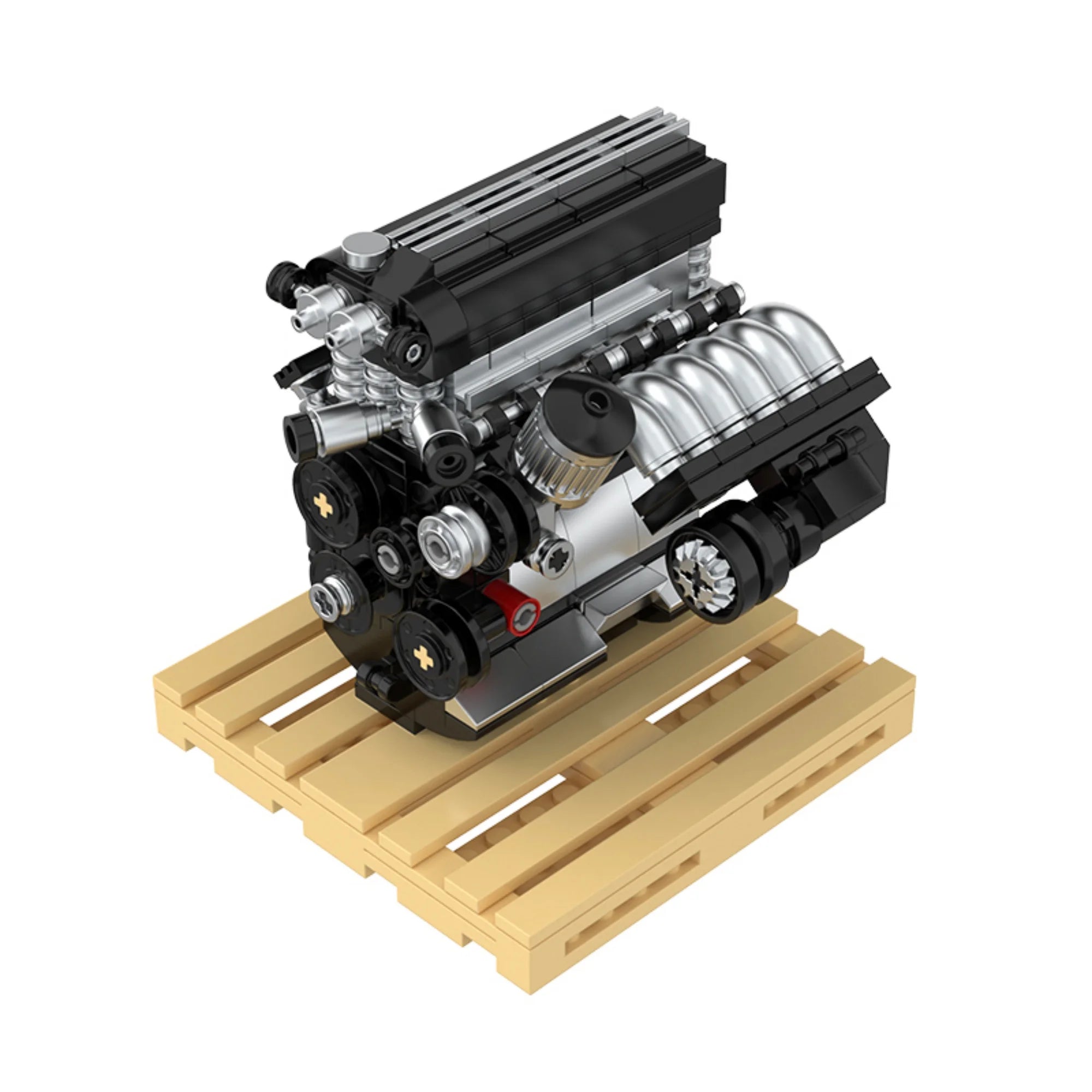 292 Piezas de Bloques de Construcción de Motor M3 S50 PB8869F, Superauto Técnico SOKUN