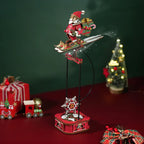 Kit de construcción de modelos Robotime Rokr Gravity Swing, kit de rompecabezas de madera 3D, kit de Papá Noel en trineo, kit de pescador oceánico, los mejores regalos para adultos.