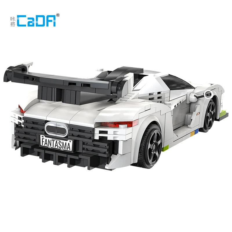 Cada-bloques de construcción de coche deportivo fantasma sueco coche de carreras