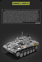 Mould King-tanque militar M18 Hellcat 20032, bloques de construcción, Control remoto, montaje de modelo