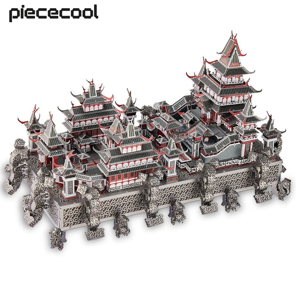 Piececool-rompecabezas 3D Sky Royal Palace, Kits de construcción de modelos de Metal