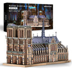 Piececool Rompecabezas Metal Cathedral de Notre Dame,