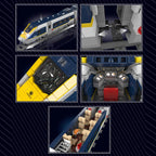 Mould King 12016 juguetes técnicos del coche el bloque de construcción del tren motorizado Europa Star E320