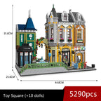 89112 Jiestar Creative Expert Moc Toys Store Afol Square City Street View